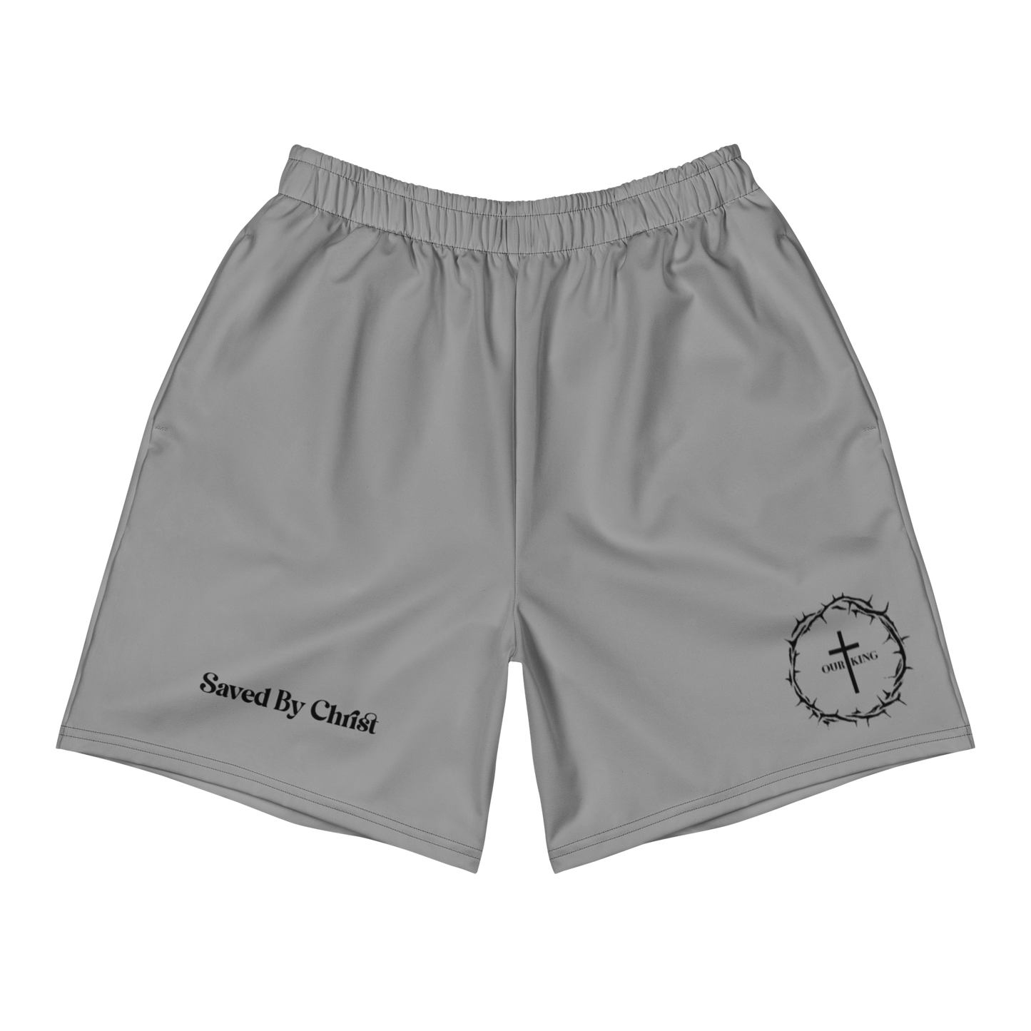 Athletic Shorts-Light Grey