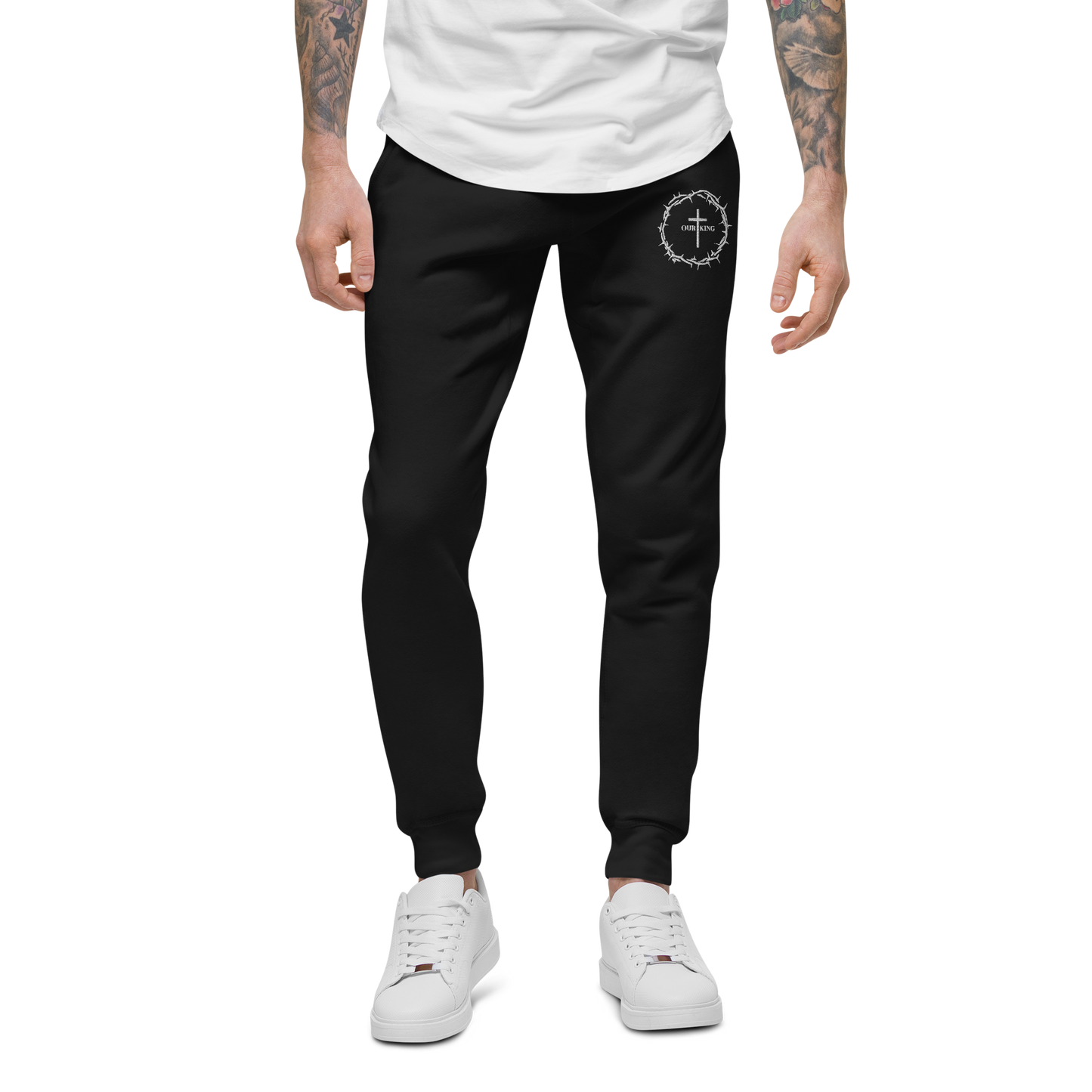 Classic Our King Sweatpants-Black